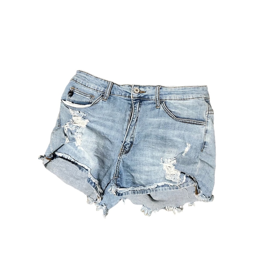 KanCan Distressed Denim Shorts Size 11/29